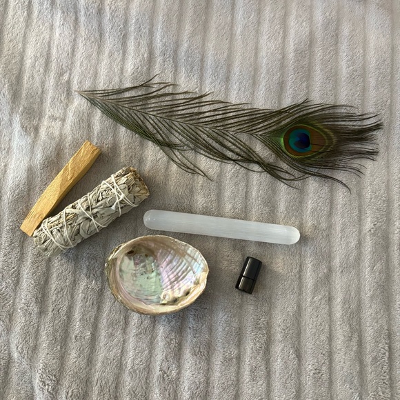Bri Bee Store Other - Spirit Cleanse Bundle – Smudge Kit with Selenite